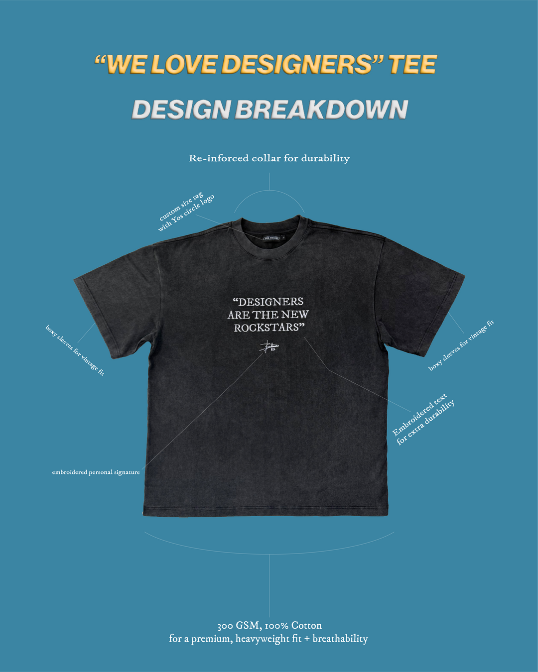 "We Love Designers" Tee